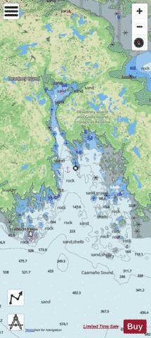 Gillen Harbour Marine Chart - Nautical Charts App - Satellite
