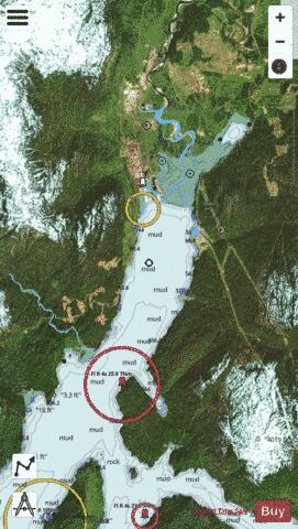 Kitimat Harbour Marine Chart - Nautical Charts App - Satellite