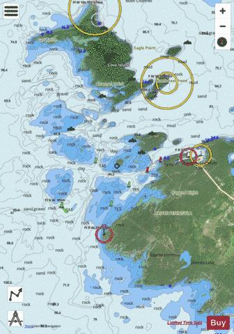 Cape Hurd to\a Tobermory and\et Cove Island Marine Chart - Nautical Charts App - Satellite