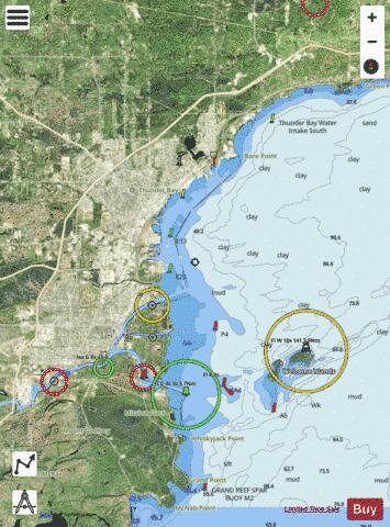 Port of Thunder Bay Marine Chart - Nautical Charts App - Satellite
