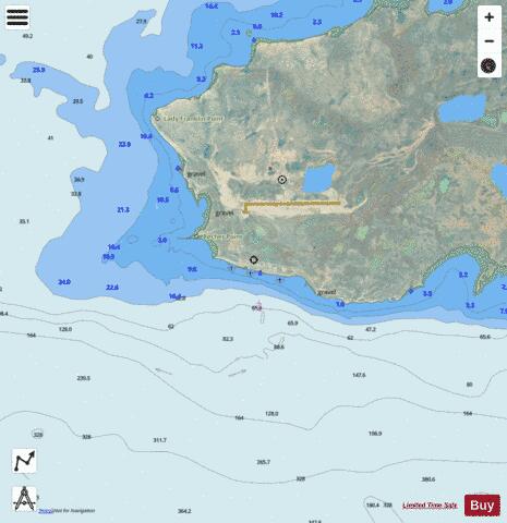 Lady Franklin Point Marine Chart - Nautical Charts App - Satellite