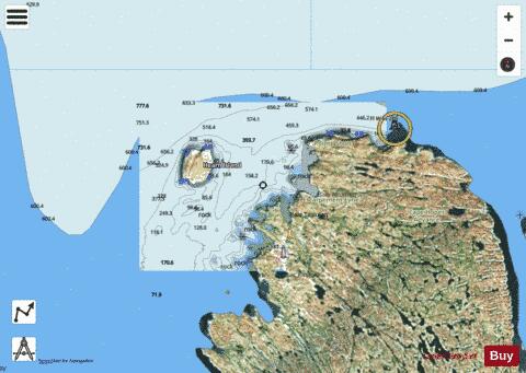 Quaqtaq Marine Chart - Nautical Charts App - Satellite