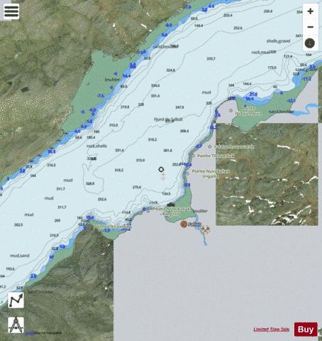 Salluit Marine Chart - Nautical Charts App - Satellite