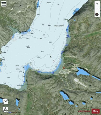 Kangiqsujuaq Marine Chart - Nautical Charts App - Satellite