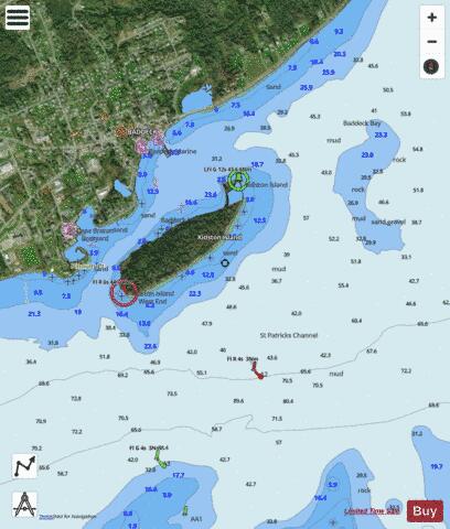 Baddeck Harbour Marine Chart - Nautical Charts App - Satellite