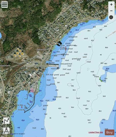 Lewisporte Marine Chart - Nautical Charts App - Satellite