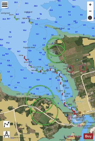 Pugwash Harbour Marine Chart - Nautical Charts App - Satellite