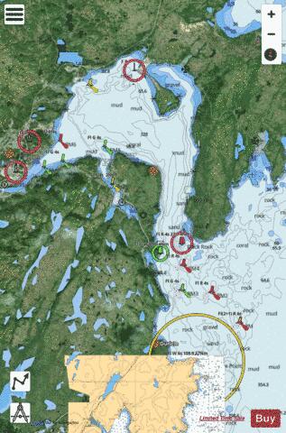 Mortier Bay Marine Chart - Nautical Charts App - Satellite