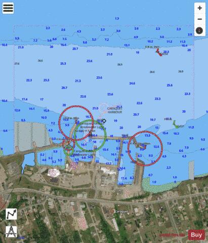 Caraquet Marine Chart - Nautical Charts App - Satellite