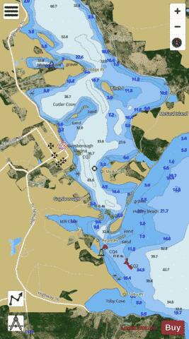 Guysborough Harbour Marine Chart - Nautical Charts App - Satellite