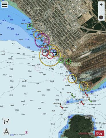 Sept-Iles Marine Chart - Nautical Charts App - Satellite
