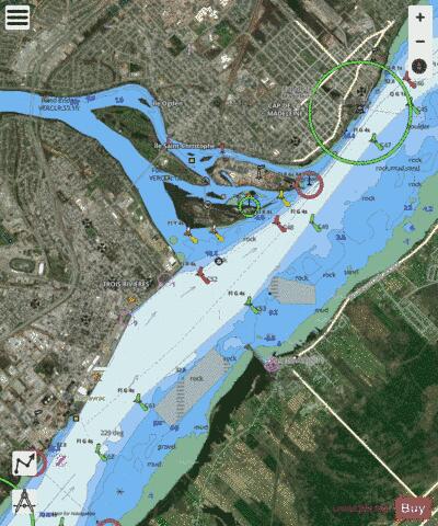 Port de Trois-Rivieres Marine Chart - Nautical Charts App - Satellite