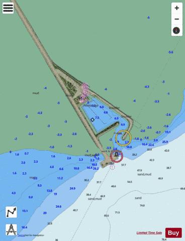 Portneuf Marine Chart - Nautical Charts App - Satellite