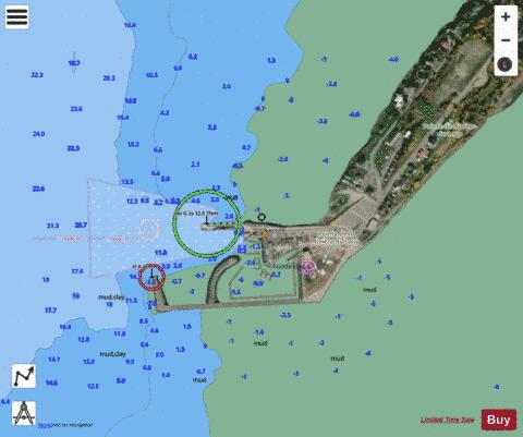 Pointe de la Riviere du Loup Marine Chart - Nautical Charts App - Satellite