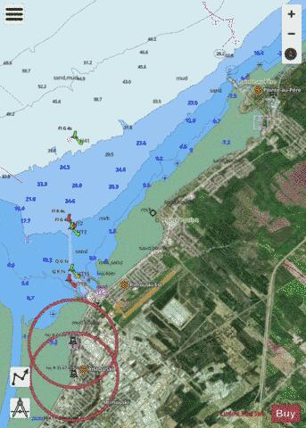 Rimouski, Pointe au Pere Marine Chart - Nautical Charts App - Satellite