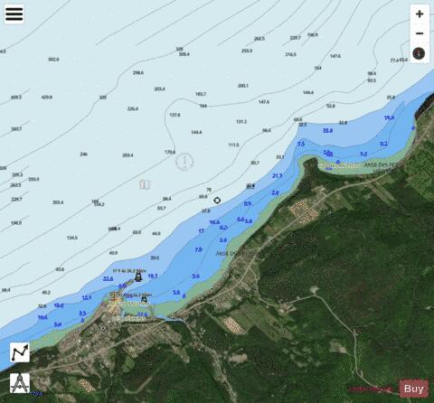 Les Mechins Marine Chart - Nautical Charts App - Satellite