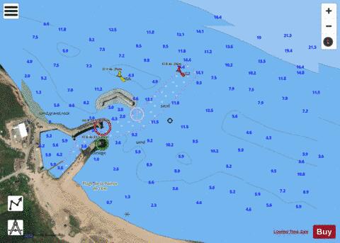 Grosse-Ile-nord Marine Chart - Nautical Charts App - Satellite