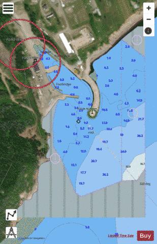 Gascons Marine Chart - Nautical Charts App - Satellite