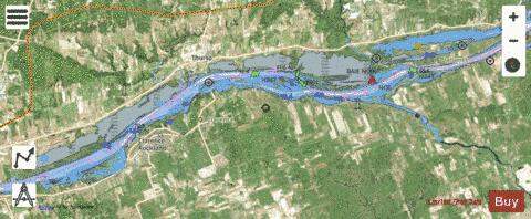 Papineauville �\to  Becketts Creek Marine Chart - Nautical Charts App - Satellite