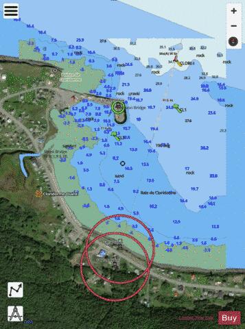 Cloridorme Marine Chart - Nautical Charts App - Satellite