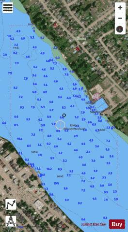Saint-F�licien Marine Chart - Nautical Charts App - Satellite