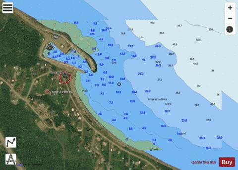 L'Anse-\xE0-Valleau Marine Chart - Nautical Charts App - Satellite