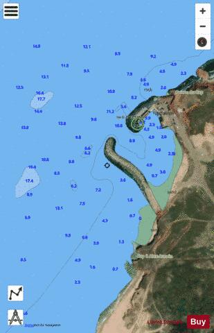 Pointe-aux-Loups Marine Chart - Nautical Charts App - Satellite
