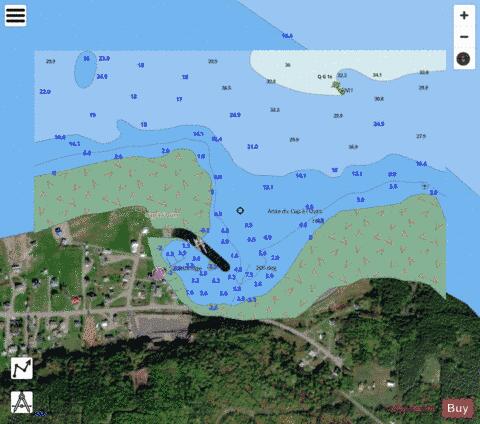 Rivi\xE8re-la-Madeleine Marine Chart - Nautical Charts App - Satellite