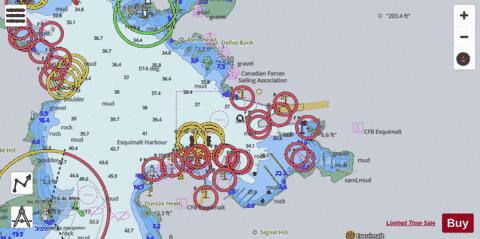 CA_CA670736 Marine Chart - Nautical Charts App - Satellite