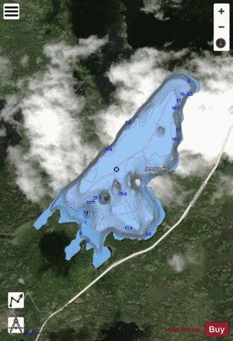 Jenny Lake depth contour Map - i-Boating App - Satellite