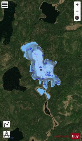 Scott Lake depth contour Map - i-Boating App - Satellite