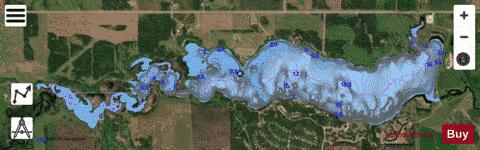 Stephenfield Lake depth contour Map - i-Boating App - Satellite