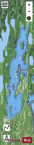 Stgeorge Lake depth contour Map - i-Boating App - Satellite