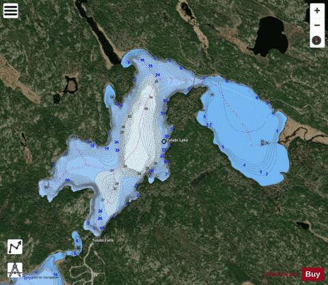Tulabi Lake depth contour Map - i-Boating App - Satellite