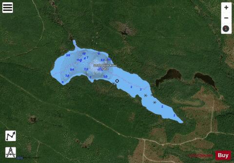 South Little River Lake depth contour Map - i-Boating App - Satellite