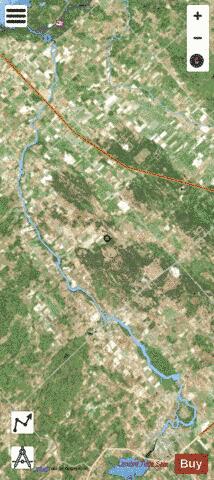 Mississippi (Lamonte to Blakeney) depth contour Map - i-Boating App - Satellite