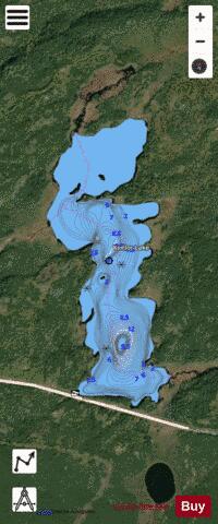 Keelor Lake depth contour Map - i-Boating App - Satellite
