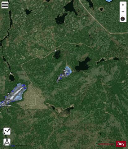 West Macdonalds Lake depth contour Map - i-Boating App - Satellite