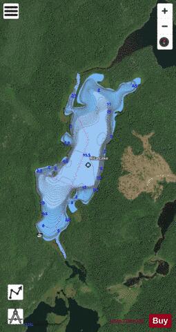 Rita Lake depth contour Map - i-Boating App - Satellite