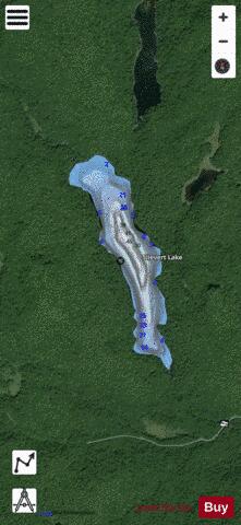 Old Vienna Lake depth contour Map - i-Boating App - Satellite