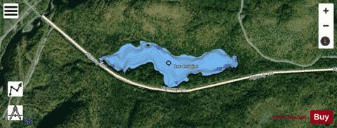 Lac de Zajac depth contour Map - i-Boating App - Satellite