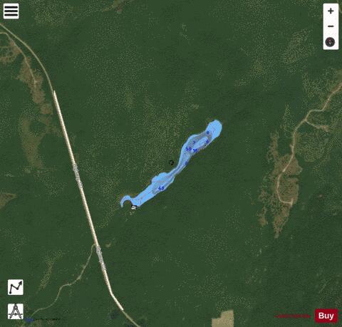 Lake 17H-1 depth contour Map - i-Boating App - Satellite