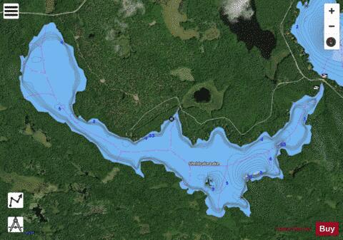 Sheldrake Lake depth contour Map - i-Boating App - Satellite