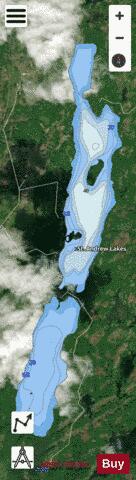 St. Andrews Lake depth contour Map - i-Boating App - Satellite