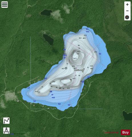 Deil Lake (Devil's Lake) depth contour Map - i-Boating App - Satellite