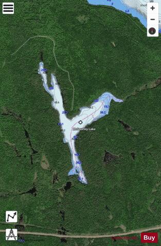 McSourley Lake depth contour Map - i-Boating App - Satellite