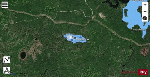 Jennings Lake depth contour Map - i-Boating App - Satellite