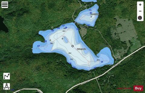 Kulas Lake depth contour Map - i-Boating App - Satellite