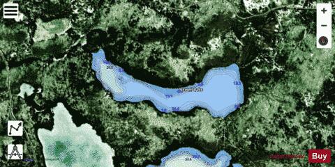 Newell Lake depth contour Map - i-Boating App - Satellite