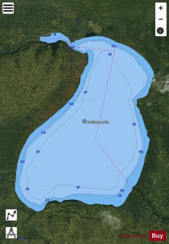 Jackinnes Lake depth contour Map - i-Boating App - Satellite